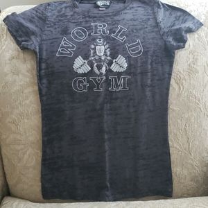 World Gym tshirt NWOT